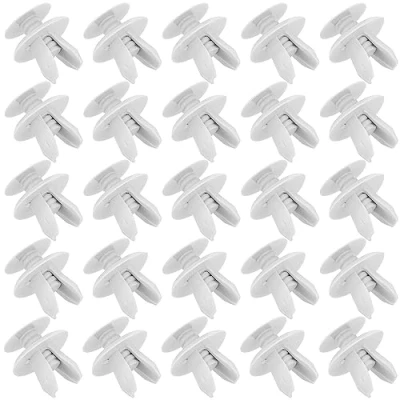Abbildung von 25 Stück Auto Befestigung Clips,Türverkleidung Clips,Auto Clips,Innenausstattung Clips,Universal Türverkleidung Klammern Stoßstangen Zierleisten Befestigungclips Plastikklips Set 8mm