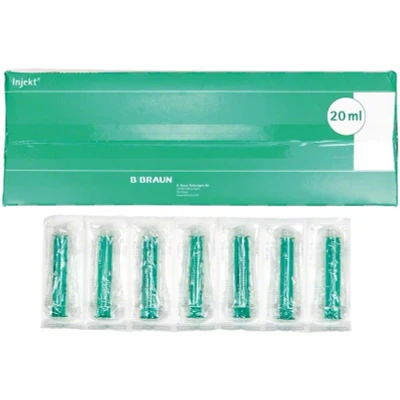 Abbildung von Injekt Solo Luer Lock 20ml 100 Einmalspritzen