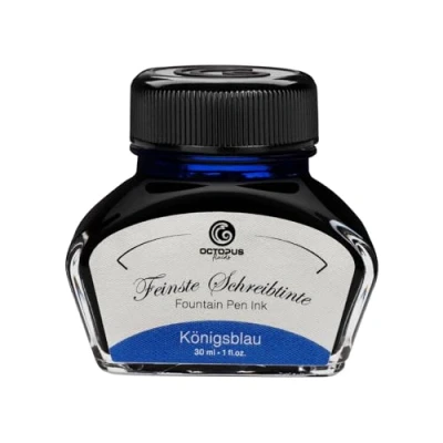 Abbildung von OCTOPUS Fluids Schreibtinte Königsblau löschbar Tintenglas