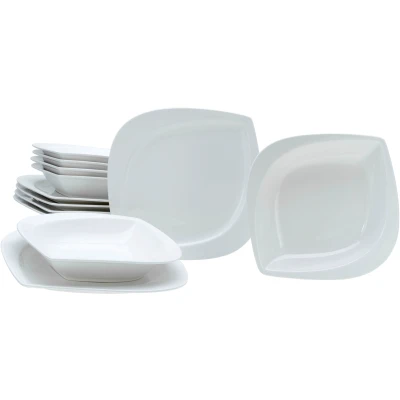 Abbildung von CreaTable Tafelservice &quot;Melbourne&quot;, (Set, 12 tlg.), extravagante Form