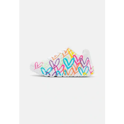 Abbildung von Skechers UNO LITE Sneaker low White/neon multicoloured für Kinder, Größe: 39.5, multi coloured Schuhe