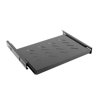 Abbildung von lanberg BANDEJA DESLIZANTE AK 1006 B para ARMARIO Rack DE 19&#039;/48.26CM 1U 465X350MM Hasta 18KG CARGA Negro