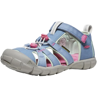 Abbildung von Keen Seacamp II CNX Youth Unisex Trekkingsandale für Kinder, Größe: 35, Blue Schuhe