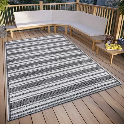 Abbildung von HANSE Home Teppich &quot;Temu&quot;, rechteckig, strapazierfähig, pflegeleicht, robust, In und Outdoor, wetterfest