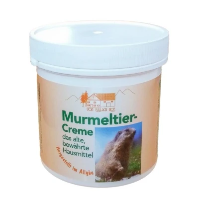 Abbildung von vom Pullach Hof Feuchtigkeitscreme MURMELTIER CREME 250ml mit Latschenkieferöl Murmeltieröl Kampfer 06, Menthol Körpercreme Hautpflege Körper Haut Pflege Balsam