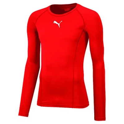 Abbildung von PUMA Kinder Liga Baselayer Tee LS Jr Shirt, rot (PUMA Red), 176