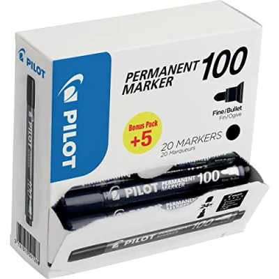 Abbildung von PILOT 100 Permanentmarker 1.0 mm Schwarz