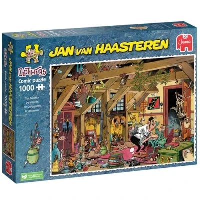Abbildung von Jumbo Spiele Puzzle 1110100315 Jan van Haasteren Oldtimers The Bachelor, 1000 Puzzleteile, Made in Europe