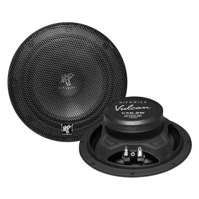 Abbildung von Hifonics VX6.2 W Kickbass Lautsprecher 16,5 cm (6,5&quot;) aus der Vulcan Serie 1 Paar EInbau für Car HiFi Fans