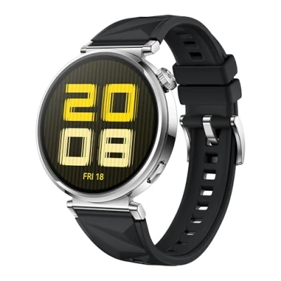 Abbildung von HUAWEI Watch GT 5 41 mm Smartwatch, Kunstvolles Design, Erweiterte Lauf und Fahrradfunktionen, Gesundheitsmonitoring, Bis zu 7 Tage Akkulaufzeit, Kompatibel mit iOS &amp; Android, Schwarz