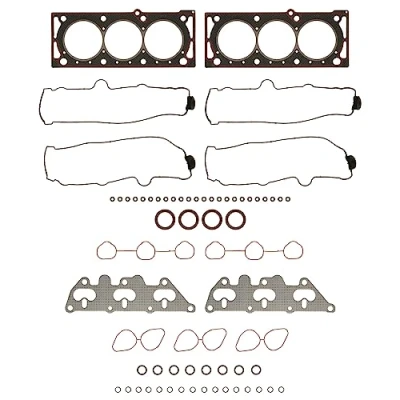 Abbildung von AJUSA 52134300 Dichtungssatz, Zylinderkopf mit Zylinderkopfdichtung, Ventilschaftabdichtung FIBERMAX OPEL: Omega B Limousine, Caravan