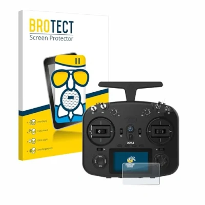 Abbildung von BROTECT Entspiegelungs Schutzglas für FrSky TWIN X14 Schutz Folie Panzerfolie Glas Matt [Extrem Kratzfest 9H, Anti Reflex, Fingerprint]