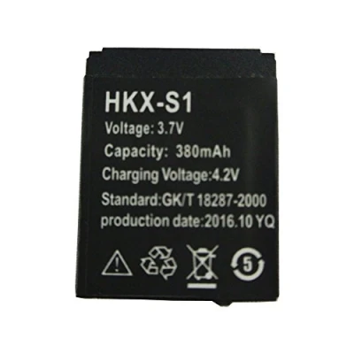 Abbildung von OCTelect Smartwatch Batterie DZ09 wiederaufladbare Lithium mit 380MAH Kapazität