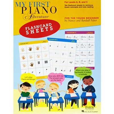 Abbildung von My First Piano Adventure Flashcard Sheets: for Levels A, B and C: the Young Beginner