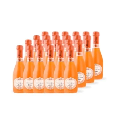 Abbildung von SCAVI &amp; RAY Sprizzione Aperitivo PICCOLO (24 x 0,2l) Italienischer Aperitif mit 5,5% Vol. Alkohol fruchtig erfrischend 24 kleine Flaschen perfekt für Partys Events
