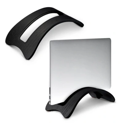 Abbildung von kalibri Notebook Stand aus Eichenholz Halterung für MacBook Air/Pro/iPad Laptop Ständer, (1 tlg)