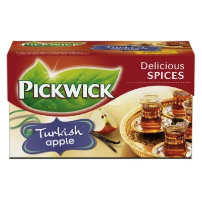 Abbildung von Pickwick Tee türkischer Apfeltee/Turkish Apple, aromatisierter Schwarztee, 20 Teebeutel