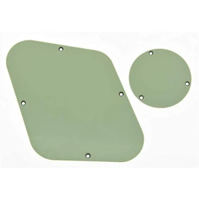 Abbildung von Dopro LP Hecksteuerplatte Schalterplatte Hohlraumabdeckung für USA Les Paul Mint Green 3 lagig