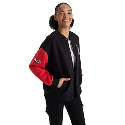 Abbildung von DeFacto Damen Z6382AZ Cardigan Sweater, Black, XL