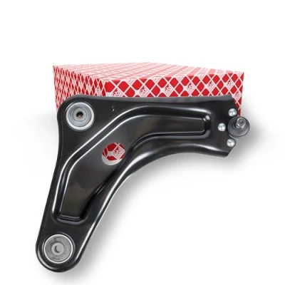 Abbildung von FEBI BILSTEIN 29143 Querlenker mit Lager Vorderachse rechts, unten Stahlblech PEUGEOT: 208 I Schrägheck, 207 CC