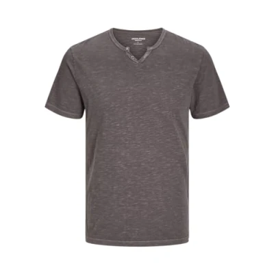 Abbildung von Jack &amp; Jones Jjesplit NECK Tshirt basic, Herren, Größe: XS, Mulch