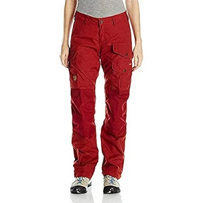 Abbildung von Fjällräven Damen Vidda Pro Regular Hose, Deep Red, 38