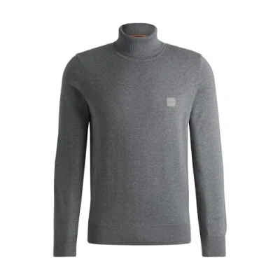 Abbildung von BOSS Akiro Strickpullover, Herren, Größe: Medium, Light pastel grey