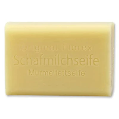 Abbildung von Florex Schafmilchseife Murmelfett spendet viel Feuchtigkeit besonders für empfindliche Haut 100 g