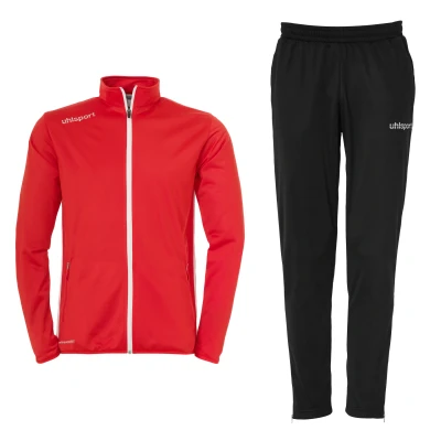 Abbildung von uhlsport Essential Classic SET Trainingsanzug für Kinder, Größe: 104, Rot/weiß