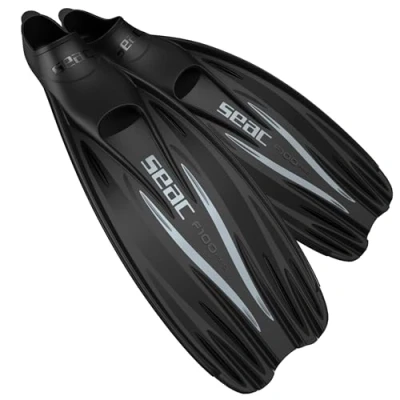Abbildung von Seac F100 Pro, sehr leichte Taucherflosse mit Fussteil. Ideal fuers Tauchen und Schnorcheln