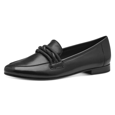 Abbildung von Marco Tozzi Slipper, Damen, Größe: 36, Black nappa Leder
