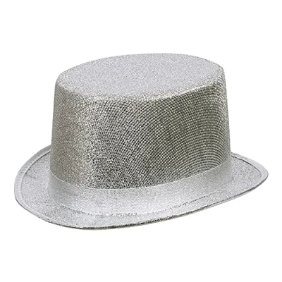 Abbildung von Boland Kostüm Glitzer Partyhut silber, Mit Glitzer, Glanz und Glamour: der passende Hut für jede Feier!