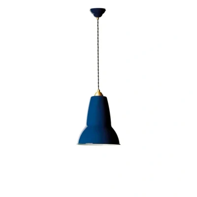 Abbildung von Anglepoise Original 1227 Brass Midi Hänge blau