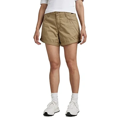 Abbildung von G STAR RAW Damen Judee Shorts, Braun (dk toggee D23230 D310 5787), 25