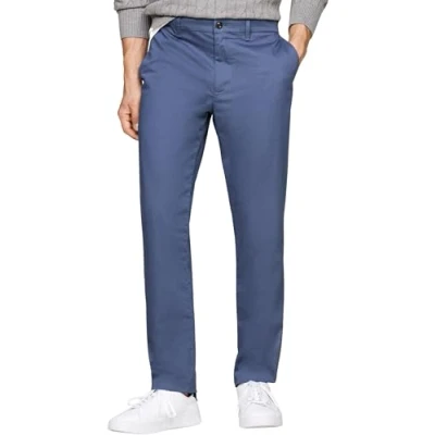 Abbildung von Tommy Hilfiger Denton Printed Structure Chino, Herren, Größe: 33x34, Aegean sea