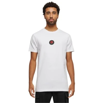 Abbildung von Mister Tee ROSE Patch Tshirt print, Herren, Größe: Large, White