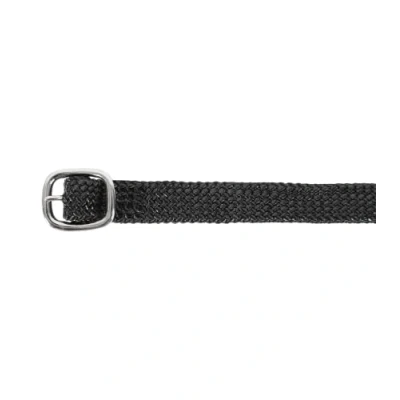 Abbildung von Waldhausen Sporenriemen Premium Nylon Schwarz/Silber 43cm