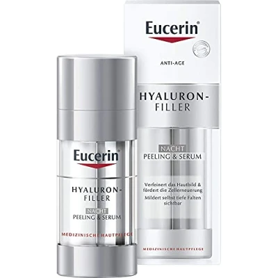 Abbildung von Eucerin ANTI Aging Nachtpflege Hyaluronfiller Nachtpeeling &amp; Serum Serum, Größe: 30 ml,
