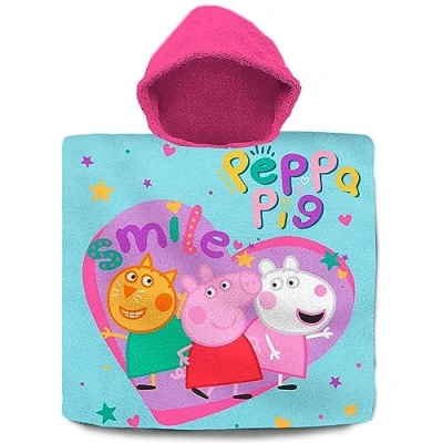Abbildung von Badeponcho (60x60cm, Baumwolle), Peppa Pig