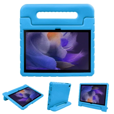 Abbildung von Schutzhülle mit Handgriff kindersicher für das Samsung Galaxy Tab A8 Blau