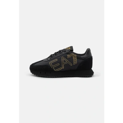 Abbildung von EA7 Emporio Armani Vintage Unisex Sneaker low, Größe: 39 1/3, Triple black/gold Schuhe