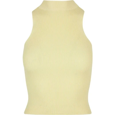 Abbildung von Urban Classics Short Turtleneck Top, Damen, Größe: XXL, Softyellow