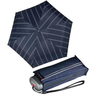 Abbildung von Knirps mini Taschenschirm Travel navy x black &amp; white