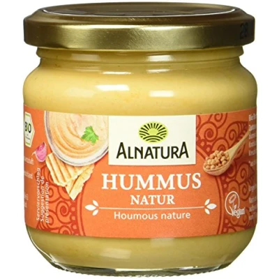 Abbildung von Alnatura Bio Aufstrich Hummus natur, vegan, 6er Pack (6 x 180 g)
