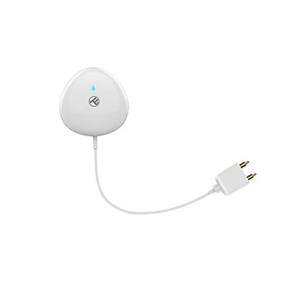 Abbildung von TELLUR SMART Wassermelder WLAN, Wassersensor WiFi, Telefon App, Akustischer Alarm, Funktioniert mit Typischen LR03(AAA) Batterien und Hält bis zu 6 Monate, 1 m Kabel, Kein HUB Erforderlich