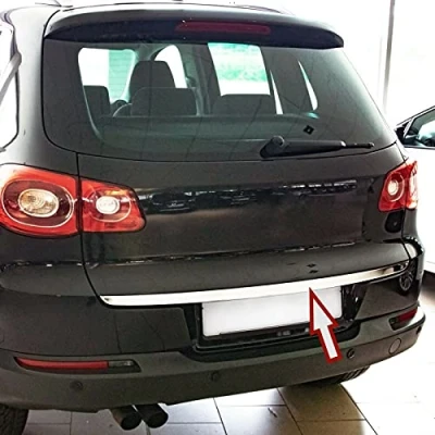 Abbildung von Recambo EDELSTAHL CHROM KOFFERRAUMLEISTE UNTEN passend für VW TIGUAN I TYP 5N BJ 2007 2015