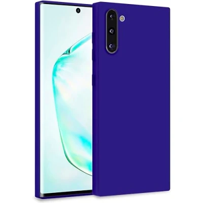 Abbildung von MyGadget Hülle für Samsung Galaxy Note 10 Zweilagige Handyhülle mit Kameraschutz Cover Innenfutter &amp; Silikon außen Dunkel Lila