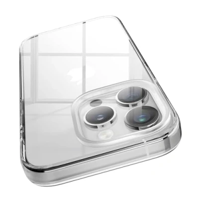 Abbildung von elago Hybrid Clear Hülle Kompatibel mit iPhone 15 Pro Hülle, Kristall Klar, Durchsichtige Case, PC + TPU Technologie, Fallschutz in US Militärqualität, Reduzierte Vergilbung (Transparent)