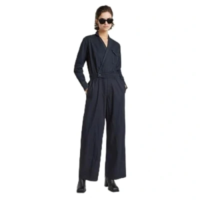 Abbildung von G STAR Tailored WRAP Jumpsuit, Damen, Größe: Large, Worn in adrift cobler