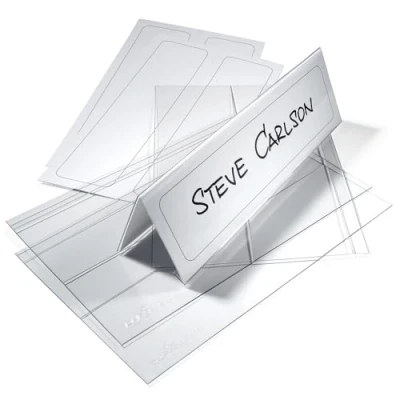 Abbildung von Durable Tischnamensschild aus PET HxB 61/122 x 210 mm VE 30 Stk